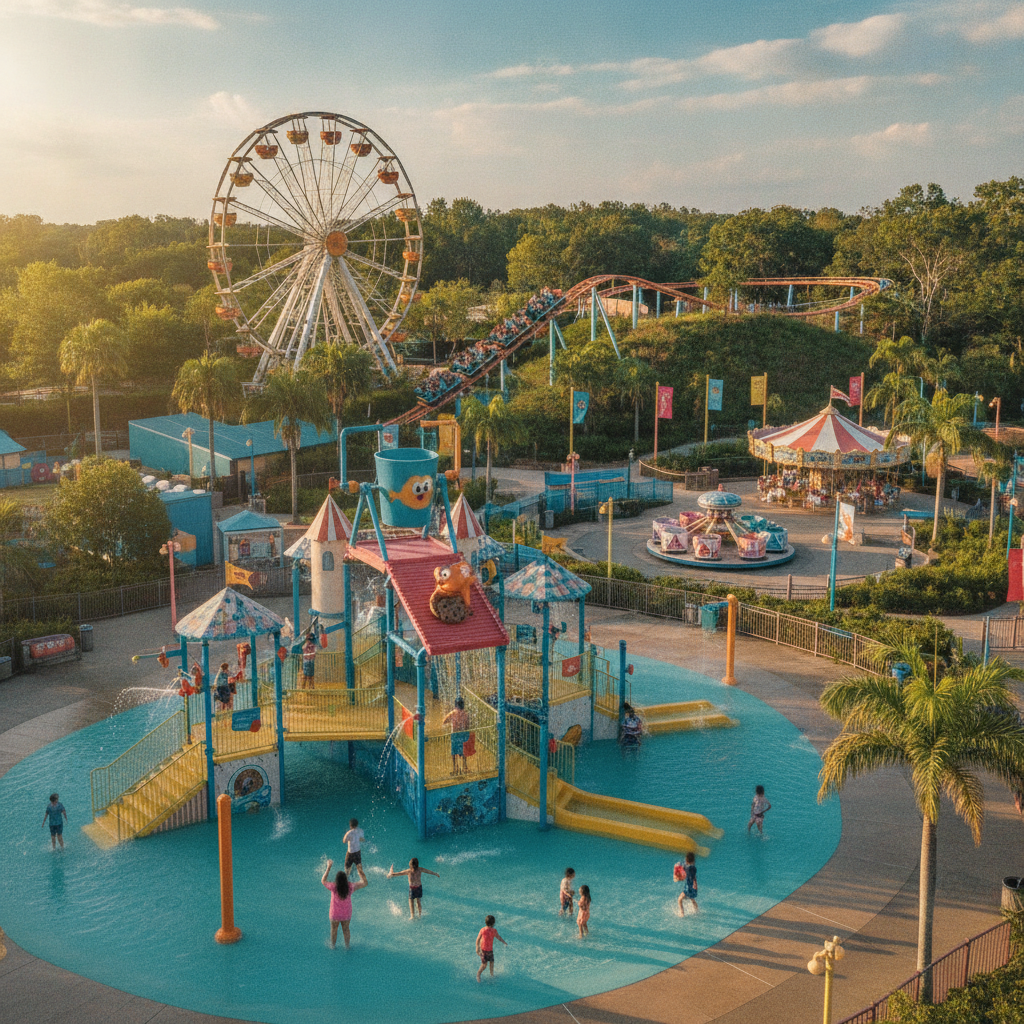 Sesame Place Water Play and Dry Rides (Alternative listing context handled via main park or general regional note)